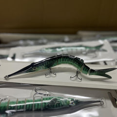 Realistic Fishing Lure High Plastic Bait for Bass Trout Various Species