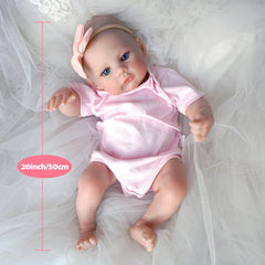 Realistic 3D Skin Reborn Baby Doll with Visible Veins, Lifelike Newborn Toy
