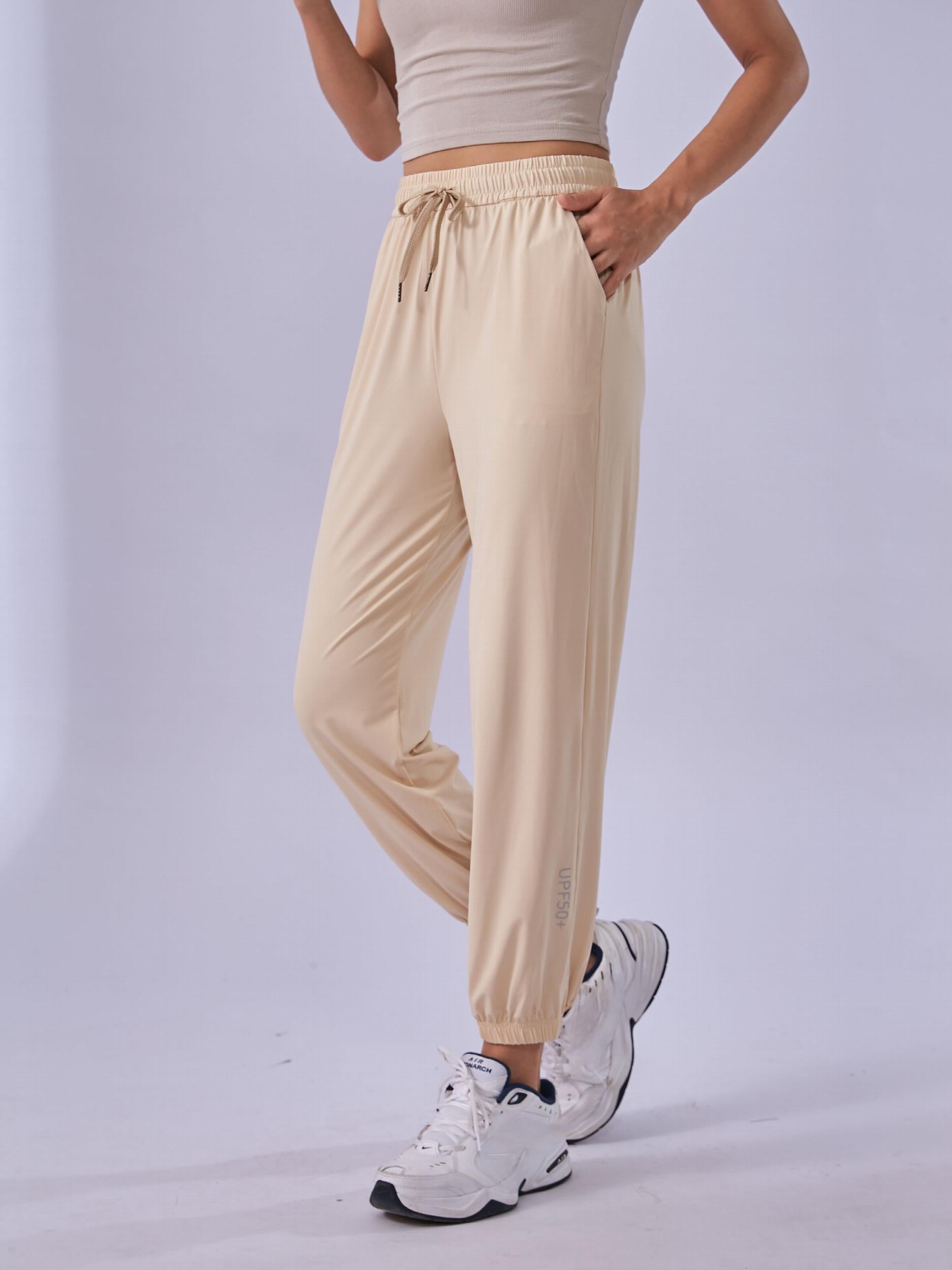 Women's UPF50 Drawstring Sports Pants Moisture Wicking Activewear