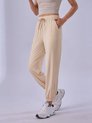 Women's UPF50 Drawstring Sports Pants Moisture Wicking Activewear