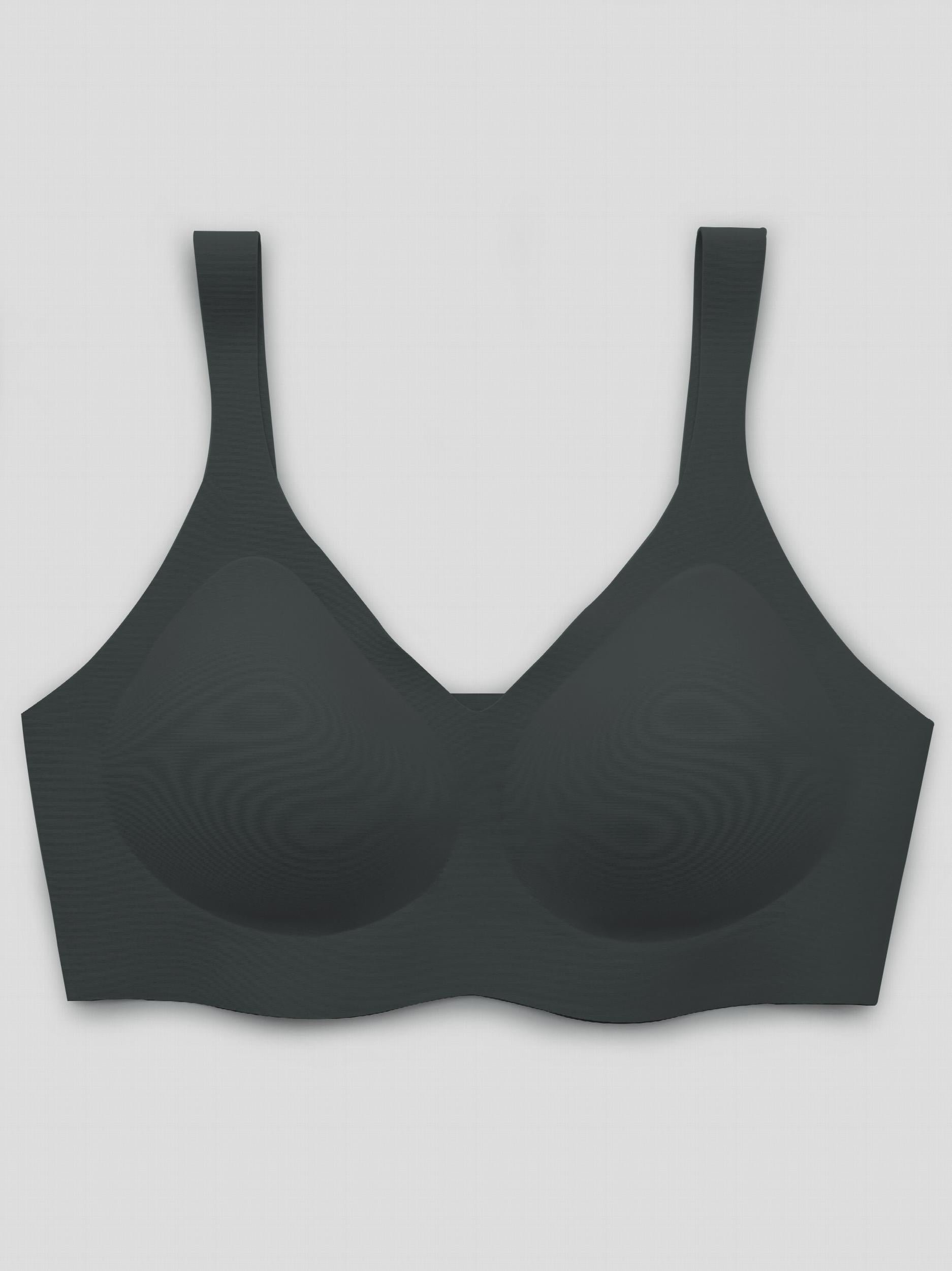 Soft Seamless Wireless Bra Full Coverage Comfy Everyday Lingerie