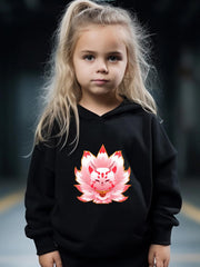 Fox Fairy Print 2pcs Girls Outfits For Sports Spring Fall Outdoor Gift
