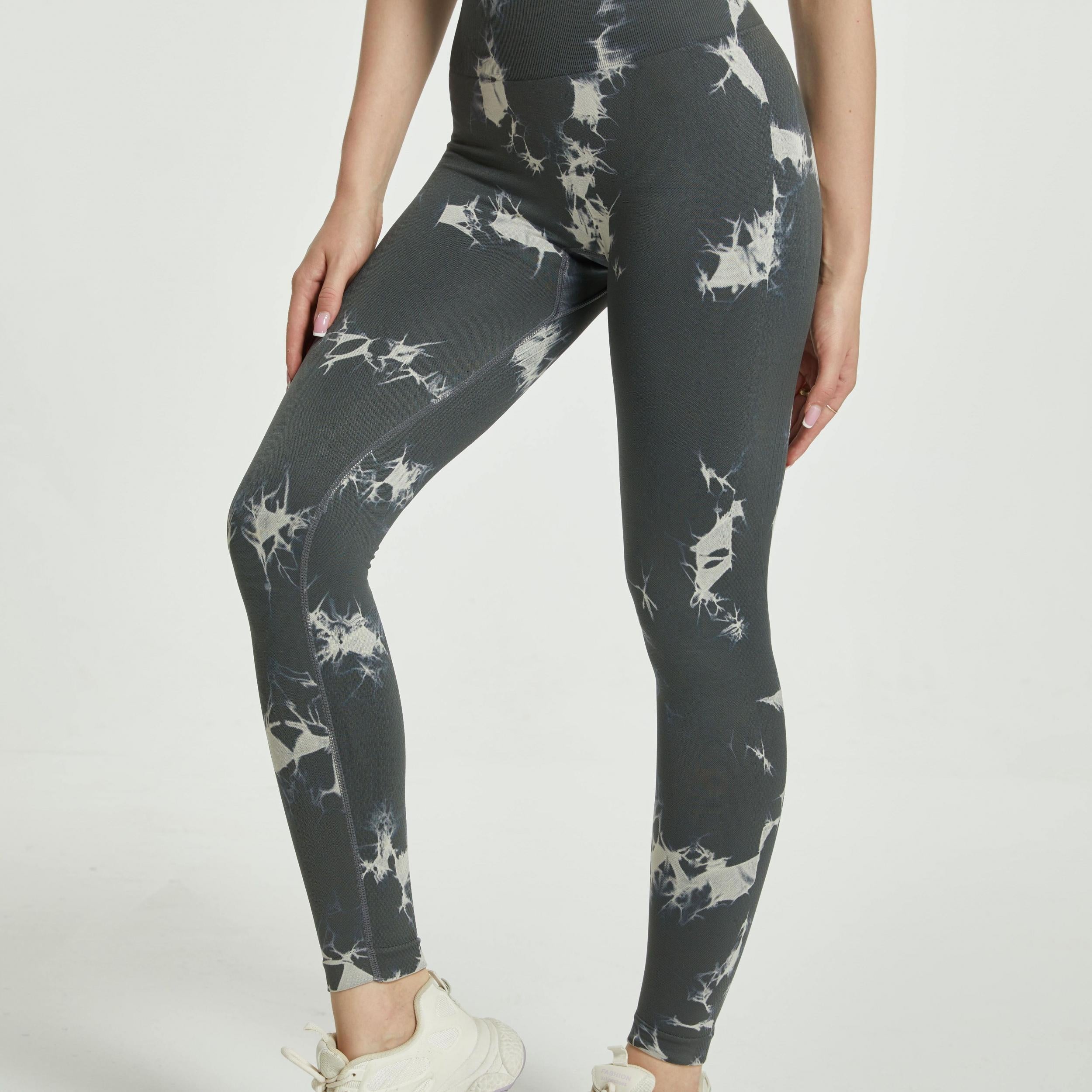 Tie Dye Yoga Leggings Slim Fit Workout Pants Women's Activewear