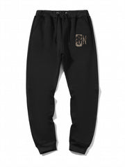 Men's Letter Print Jogger Sweatpants, Drawstring Sport Pants