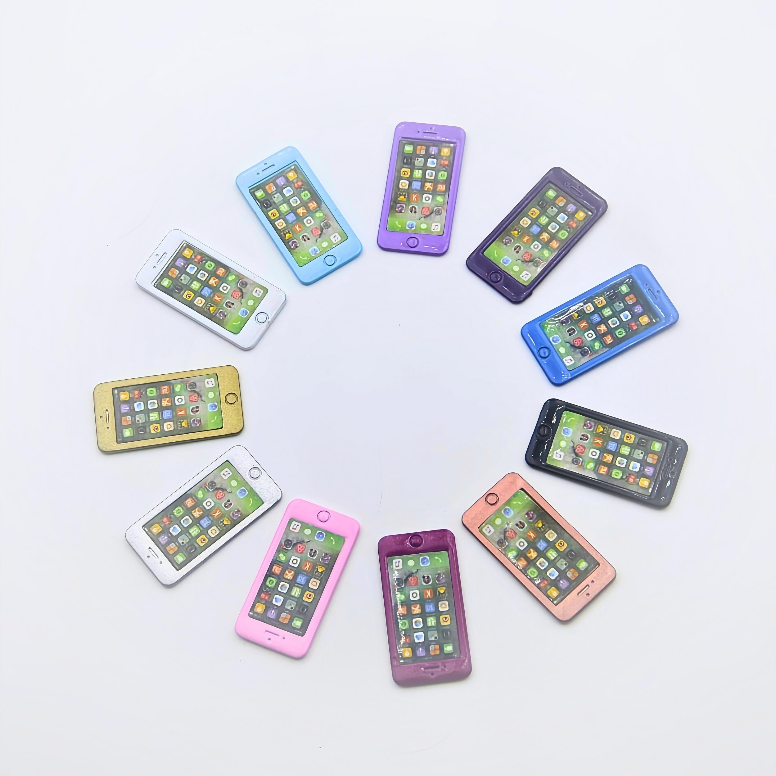 1:6 Scale Metal Mobile Phone Model for BJD Doll