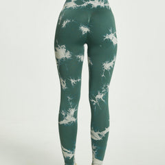 Tie Dye High Waist Sports Leggings Yoga Running Pants