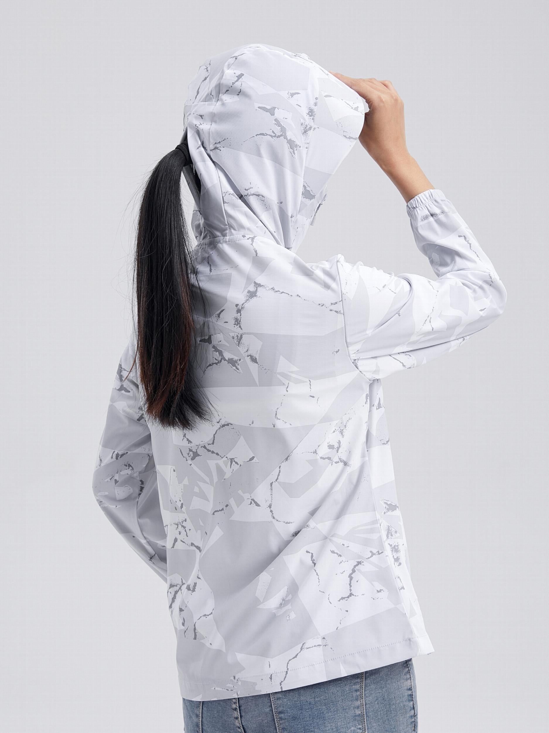 Anti UV Ice Silk Sunscreen Jacket for Outdoor Sports Beach & Fishing