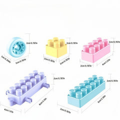 Macaron Colors Building Blocks Toy for Brain Development