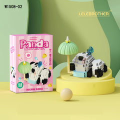 Panda Q Building Block Cartoon Dolls for Kids - Educational Puzzle Toy