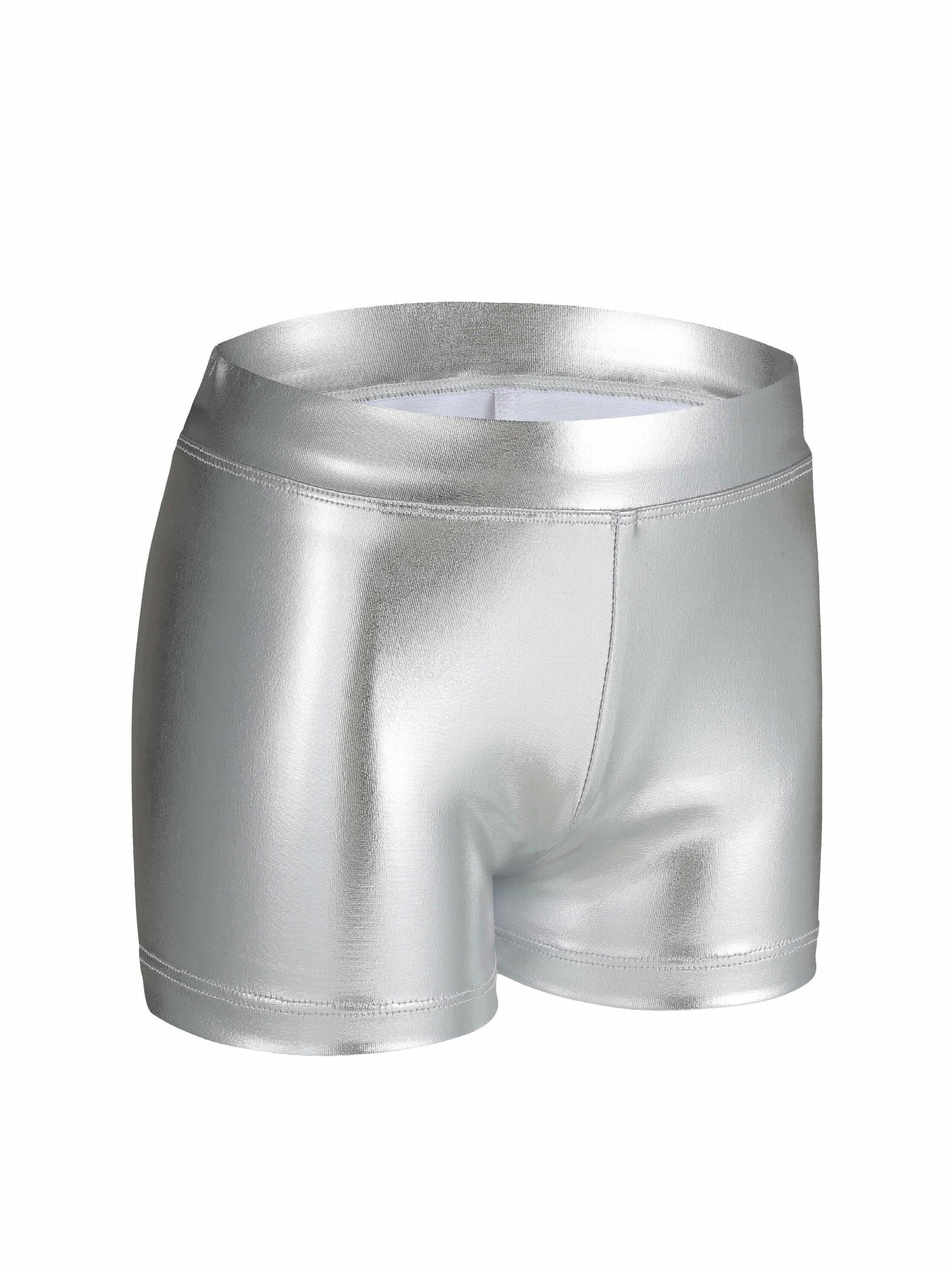 Girls Sparkly Athletic Shorts Elastic Waist Summer Clothes