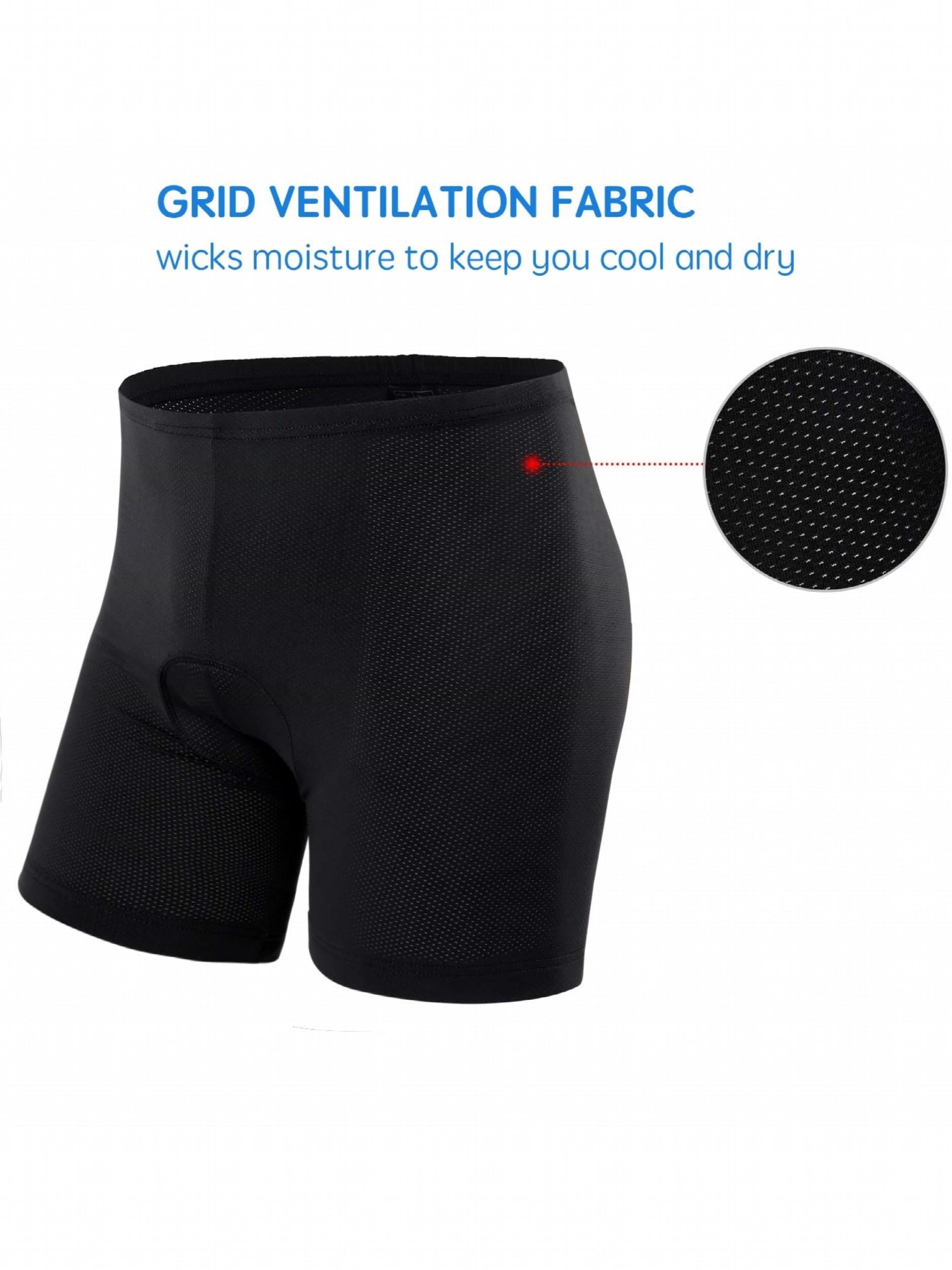 Men's Cycling Shorts Stretch Breathable Lightweight Biking Shorts