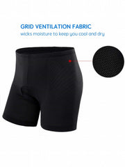 Men's Cycling Shorts Stretch Breathable Lightweight Biking Shorts