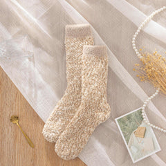 Fuzzy Floor Socks Crew Home Socks Women's Stockings