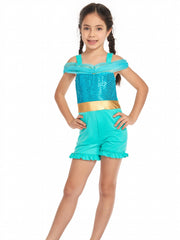 14Y Girls Princess Jumpsuit Halloween Christmas Holiday Trip Jumper