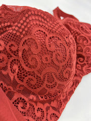 Lace Push Up Bra Full Coverage Comfy & Breathable Women's Lingerie