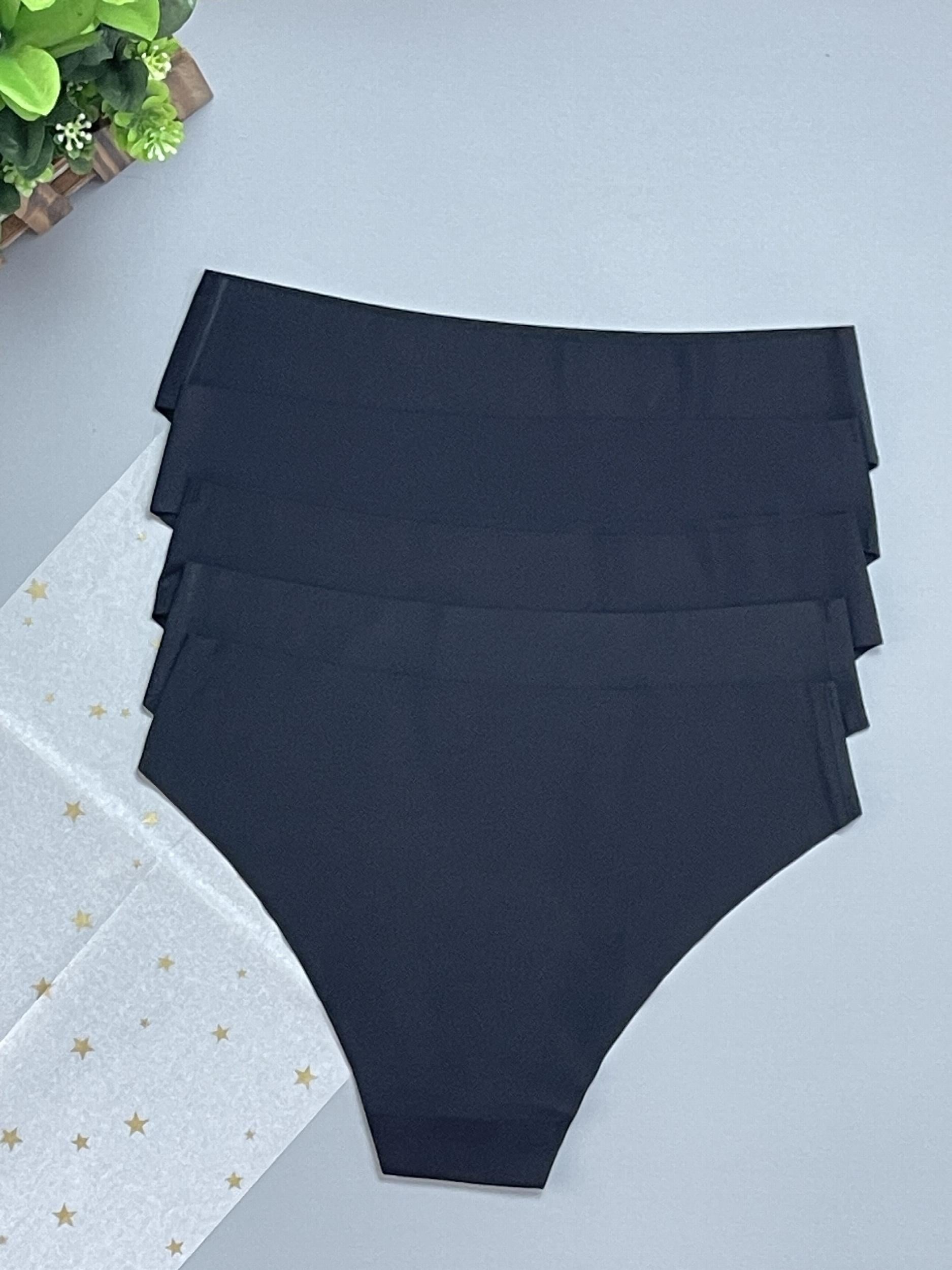 5 Seamless Briefs Stretchy Intimates Panties Women's Lingerie