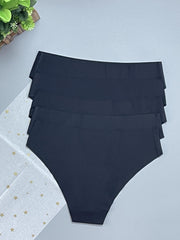 5 Seamless Briefs Stretchy Intimates Panties Women's Lingerie