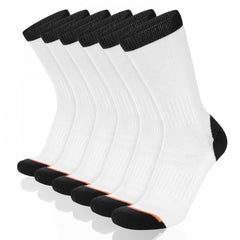 ACEFINE 6 Pairs Crew Socks Soft Breathable Sports Men's Autumn Winter