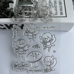 Reusable Cartoon Transparent Stamps for Unique Crafts