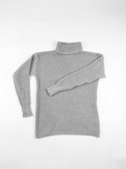 Casual Sweater Women's High Neck Jumper