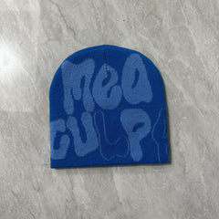 Letter Style Knitted Beanie Warm Hat