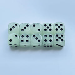 12pcs Luminous Dice Set 16mm Nightclub Bar Entertainment
