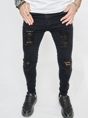 Slim Fit Jeans Men Casual Street Style Denim Pants Spring Summer