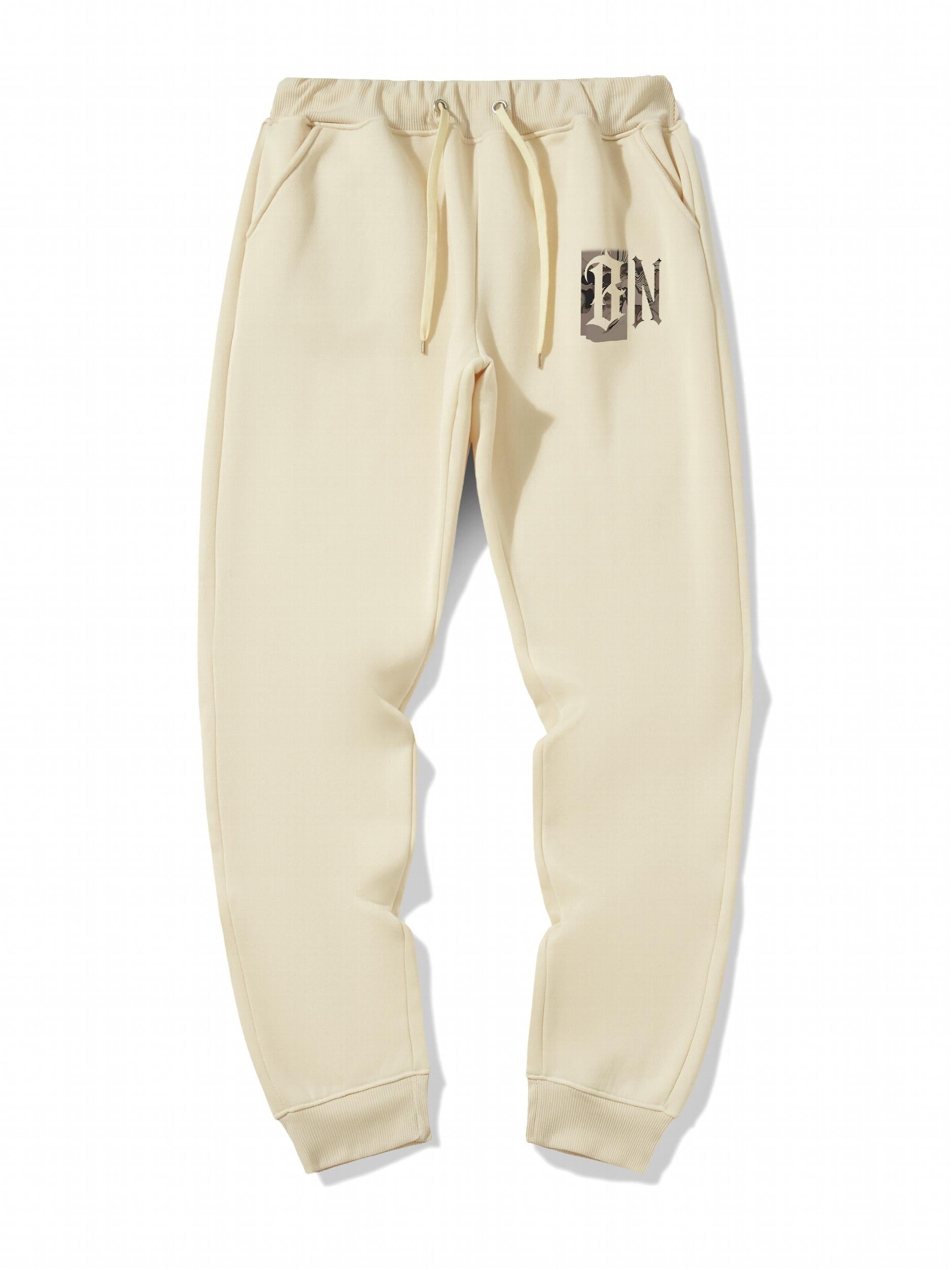Men's Letter Print Jogger Sweatpants, Drawstring Sport Pants