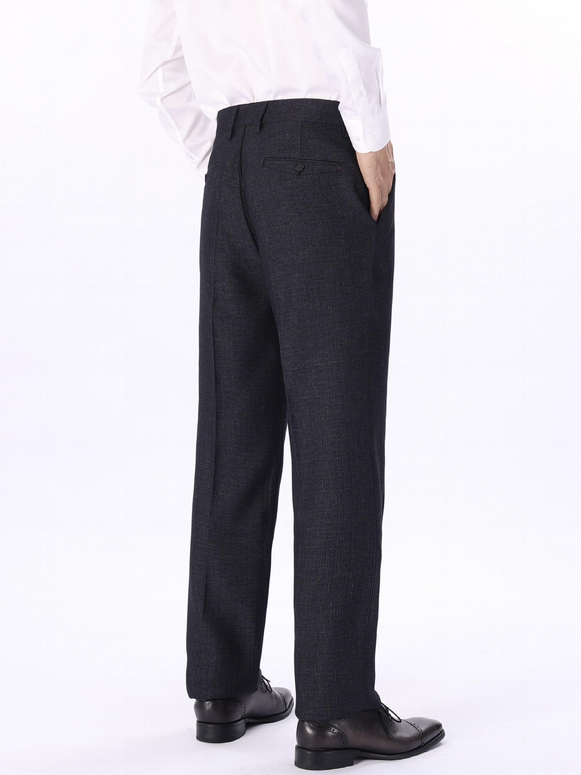 Men's Formal Solid Straight Leg Dress Pants For Business