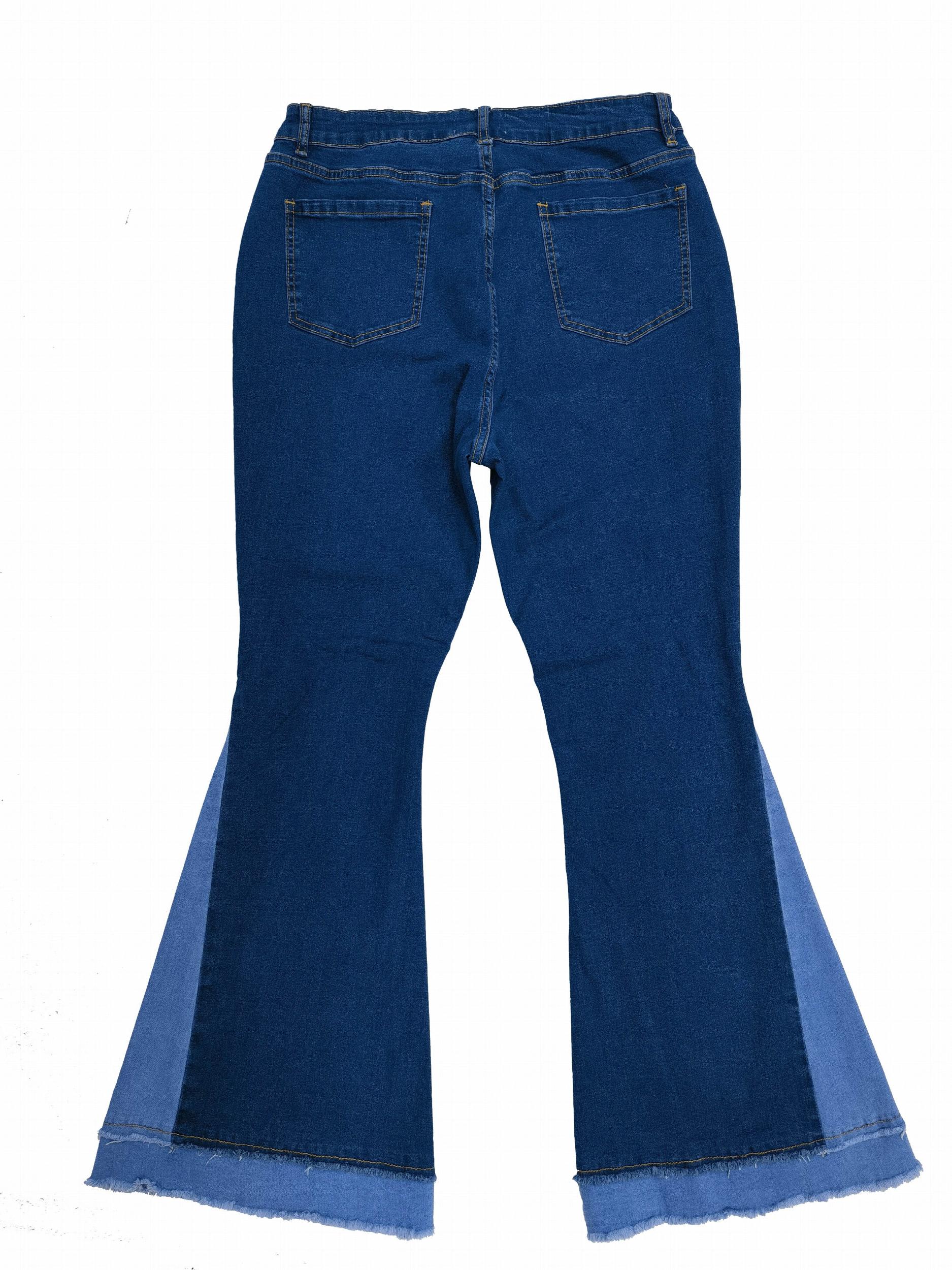 High Rise Flared Leg Jeans