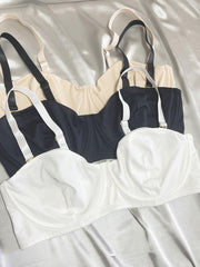 3 Pack Plus Size Basic Bra Set Non Padded Comfort T shirt