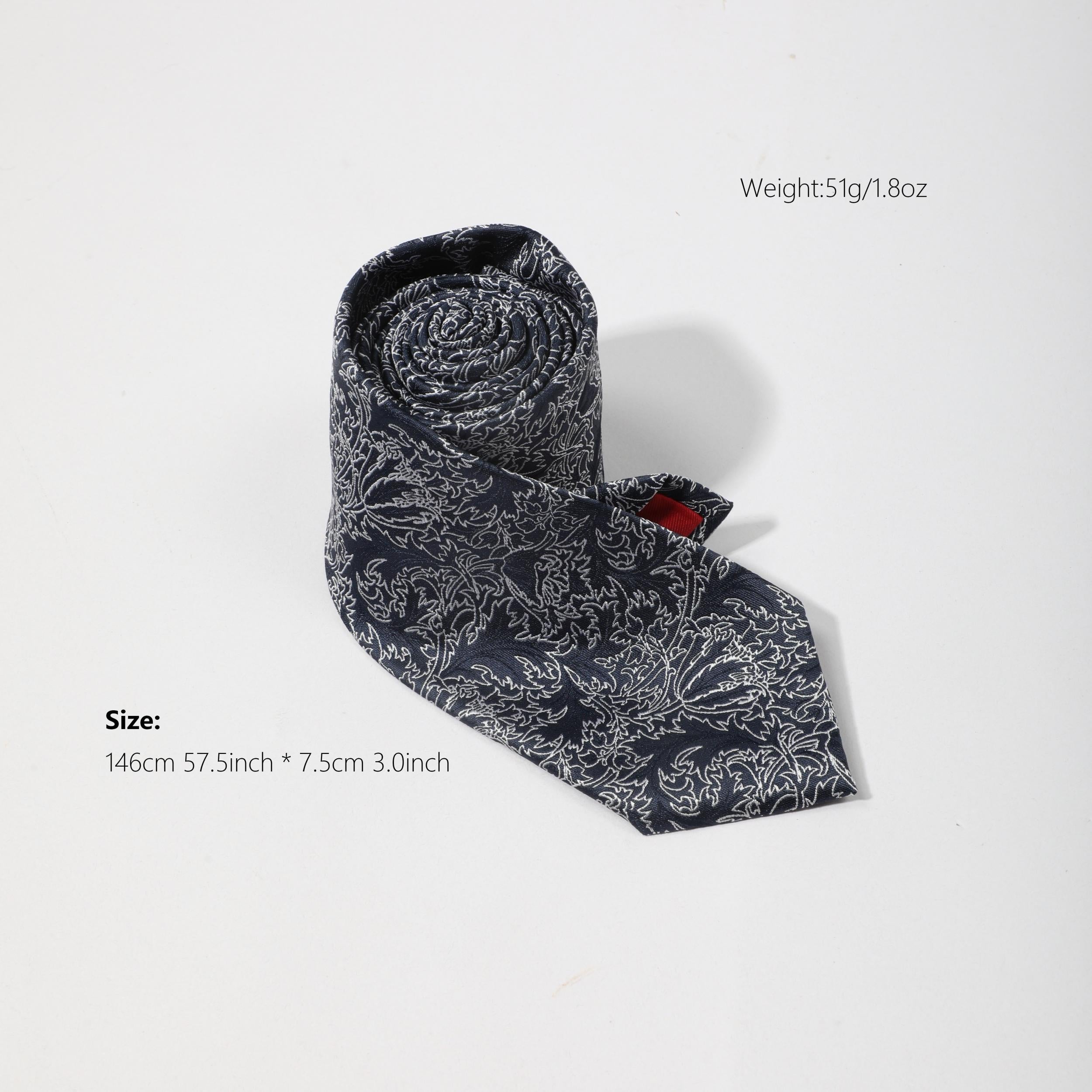 Men's Tie Necktie Floral Necktie Business Wedding Party Necktie