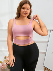 Women's Cut Out Sports Bra High Stretch Gym Bra
