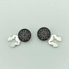 2pcs Minimalist Button Covers Shirt Accessories