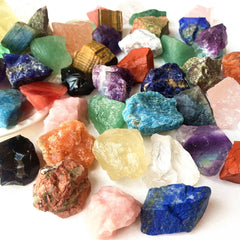 Large Mixed Rare Natural Crystal Gemstones