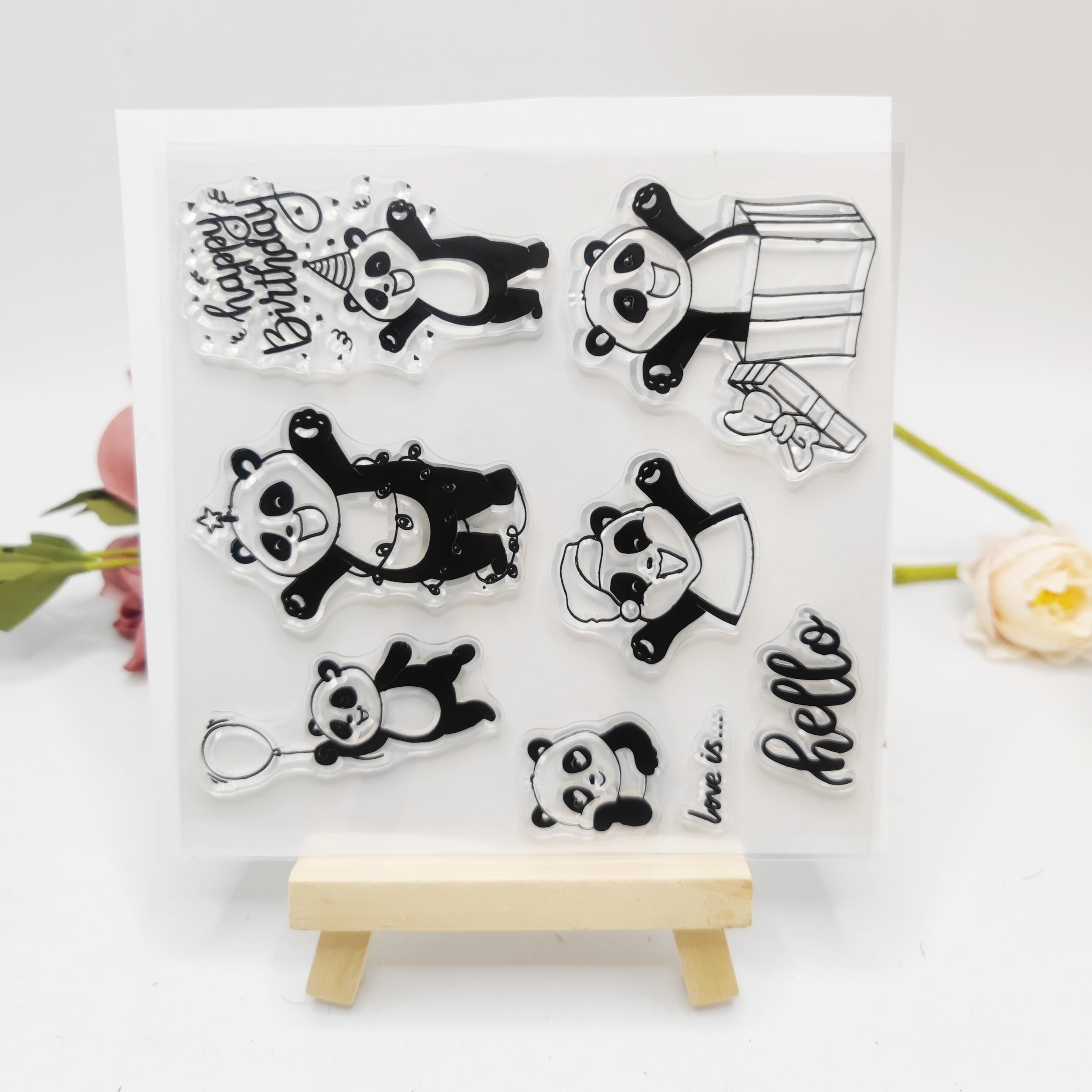 Panda Blessing Stamp - Halloween Christmas Gift