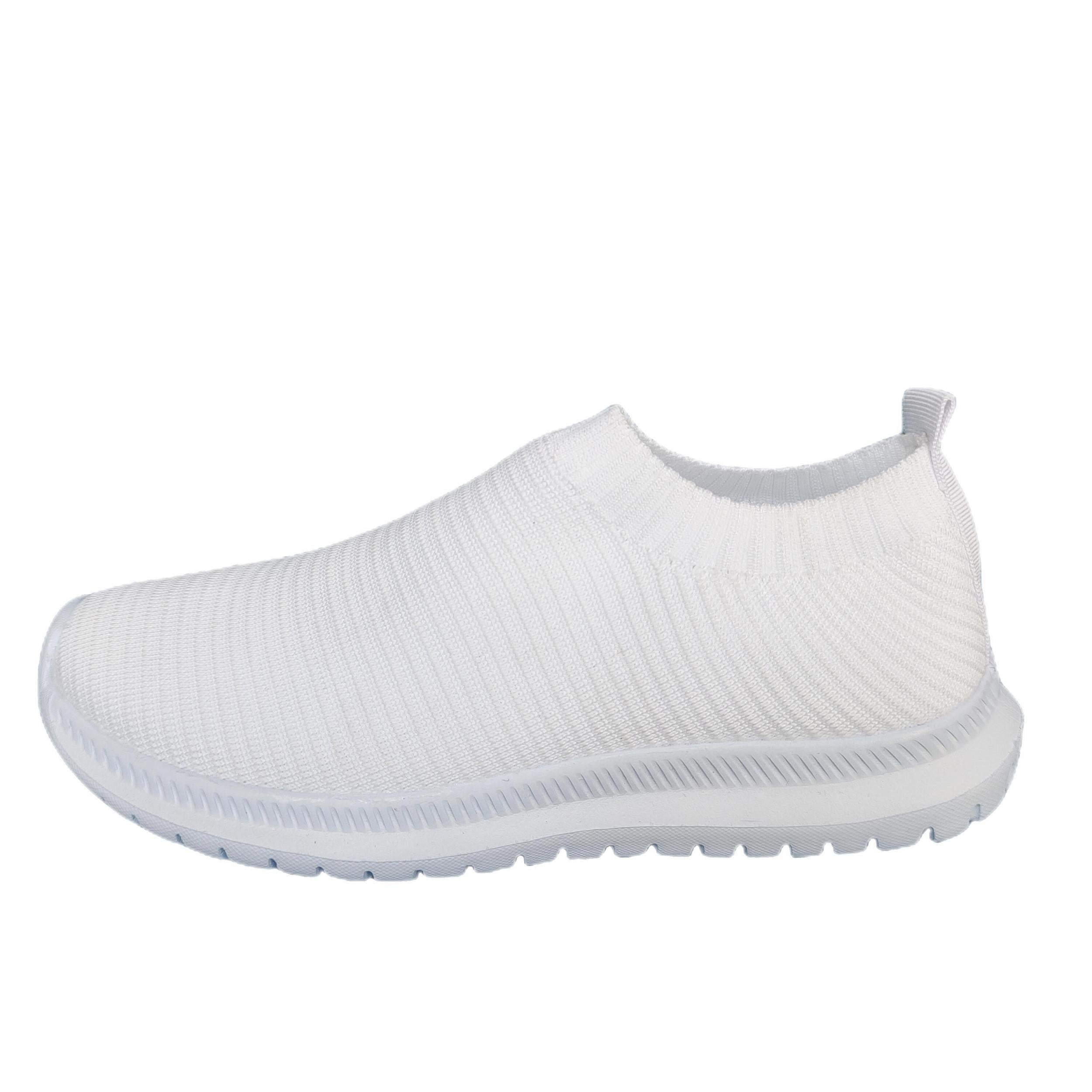 Women's Knit Slip On Sneakers Breathable Casual Sports Shoes