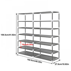 KYHK Shoe Storage Rack with Dustproof Cover, Removable Shelf - Bedroom Closet