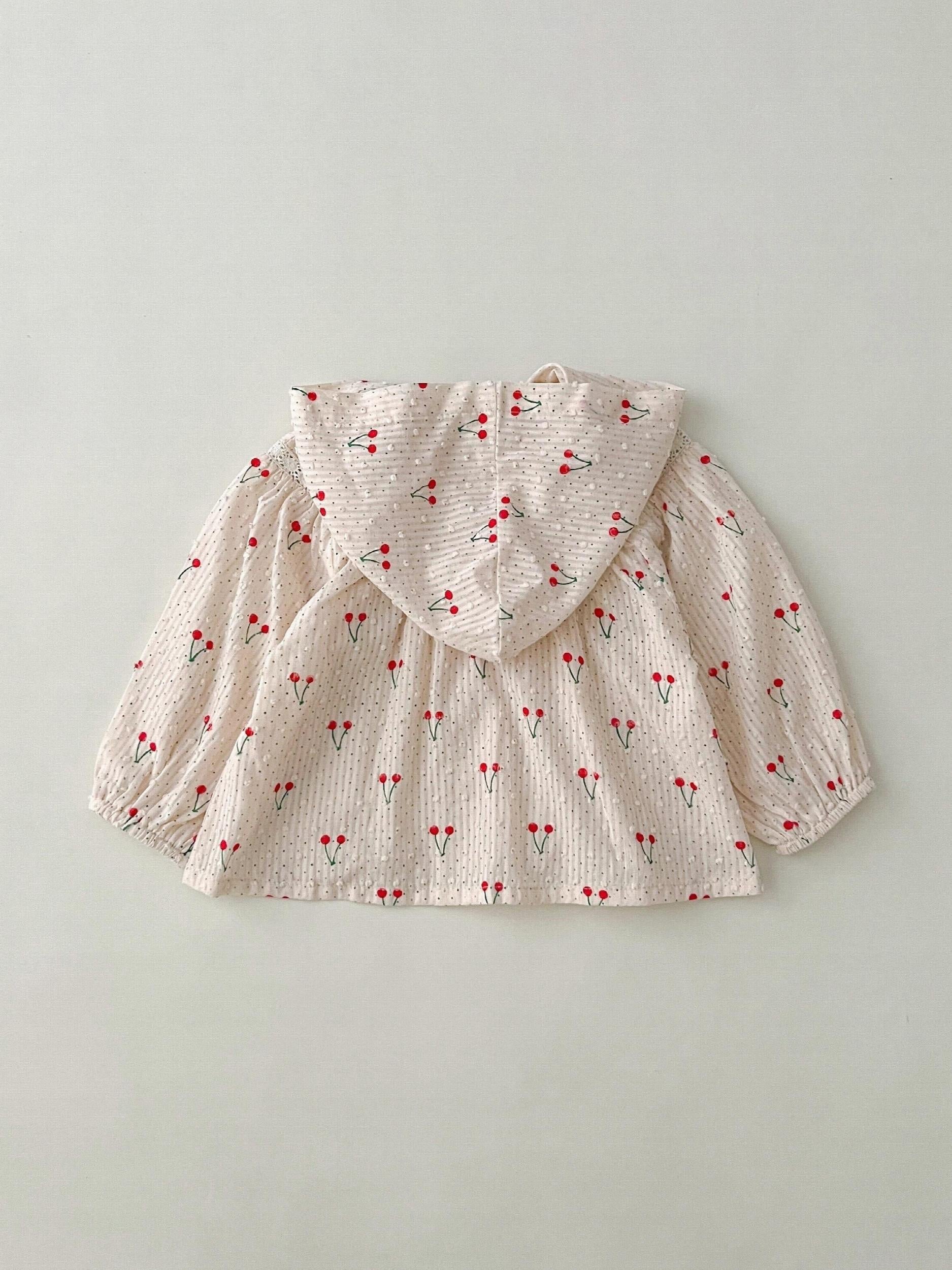 Summer Baby Girl Hooded Cardigan Top Thin Comfy Casual Sunsuit