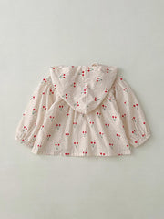 Summer Baby Girl Hooded Cardigan Top Thin Comfy Casual Sunsuit
