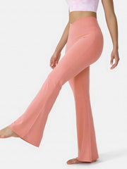 High Rise Yoga Flared Leg Pants