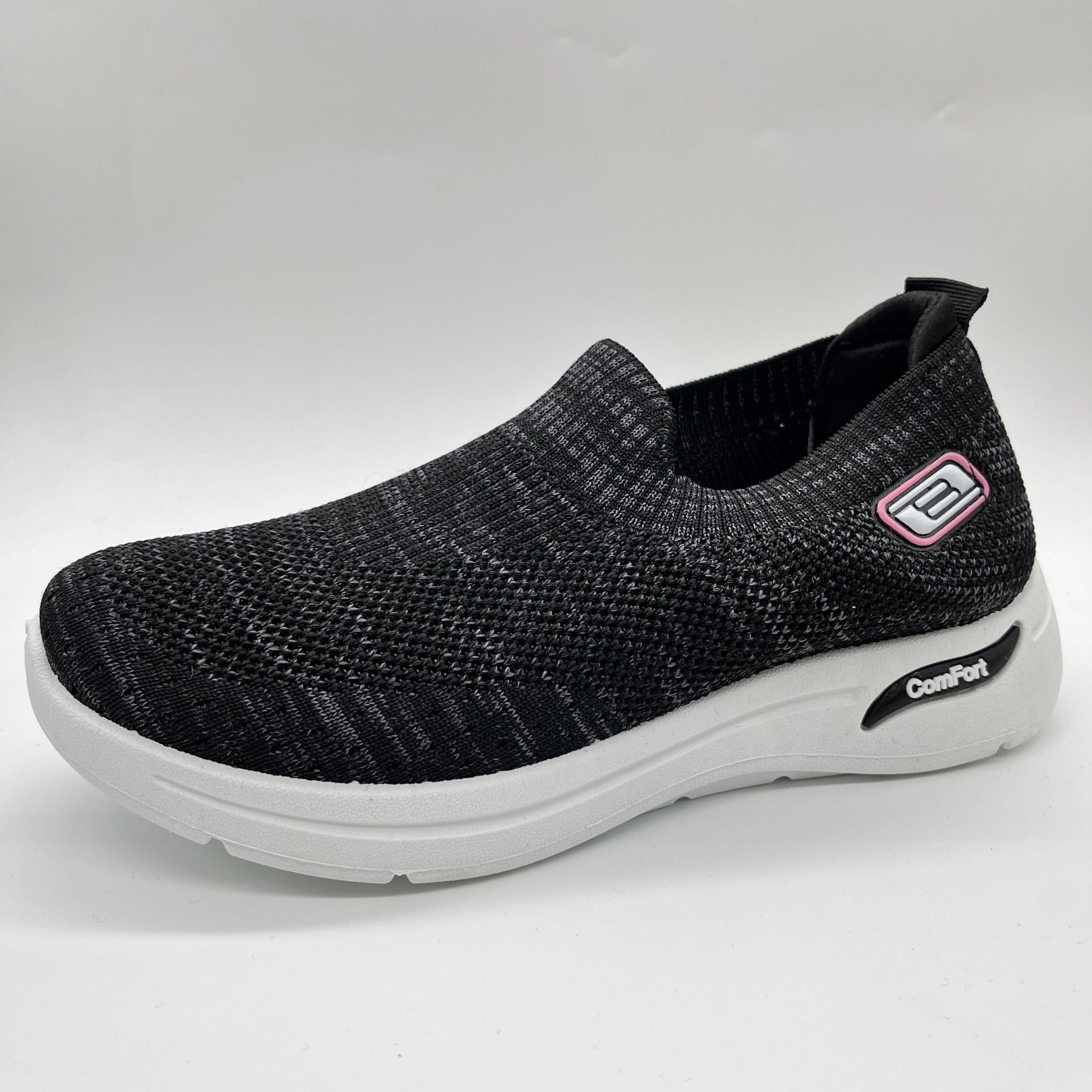 Women's Knit Sock Shoes Lightweight Breathable Running Shoes Casual Low Top