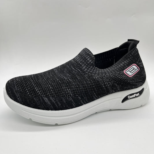 Women's Knit Sock Shoes Lightweight Breathable Running Shoes Casual Low Top