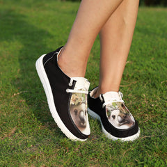 Koala Pattern Flat Shoes Women's Casual Lightweight Shoes