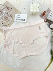 6pcs Girl's Triangle Panties Floral Print Elastic Waist Underwear