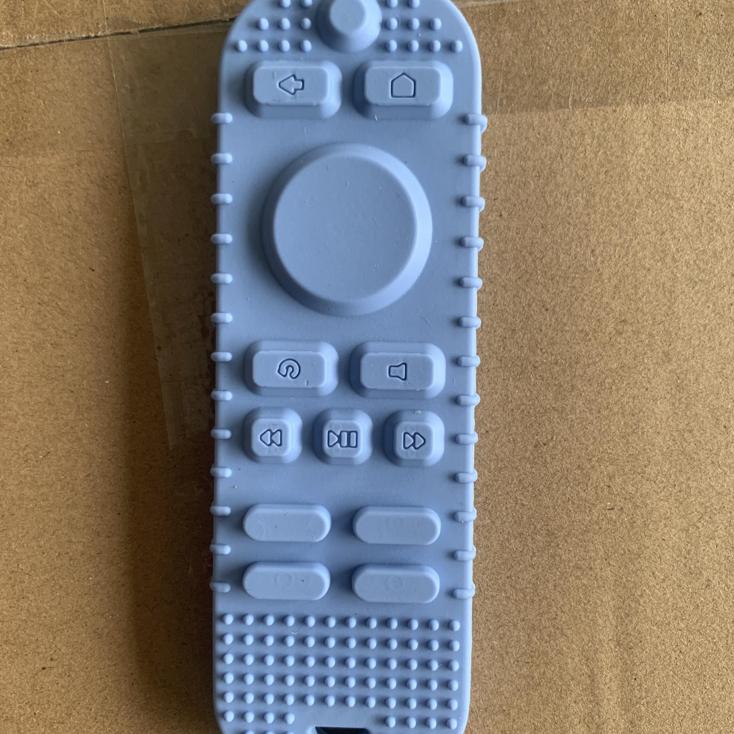 Baby Teething Stick Remote Control Silicone Hand Toy for Teething Relief