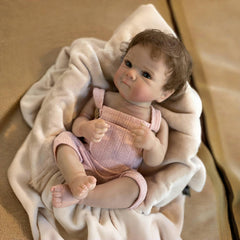 Realistic Reborn Doll Soft Full Body Vinyl Waterproof Painted Doll