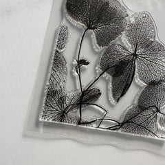 Leaf Background Clear Stamp for Scrapbooking