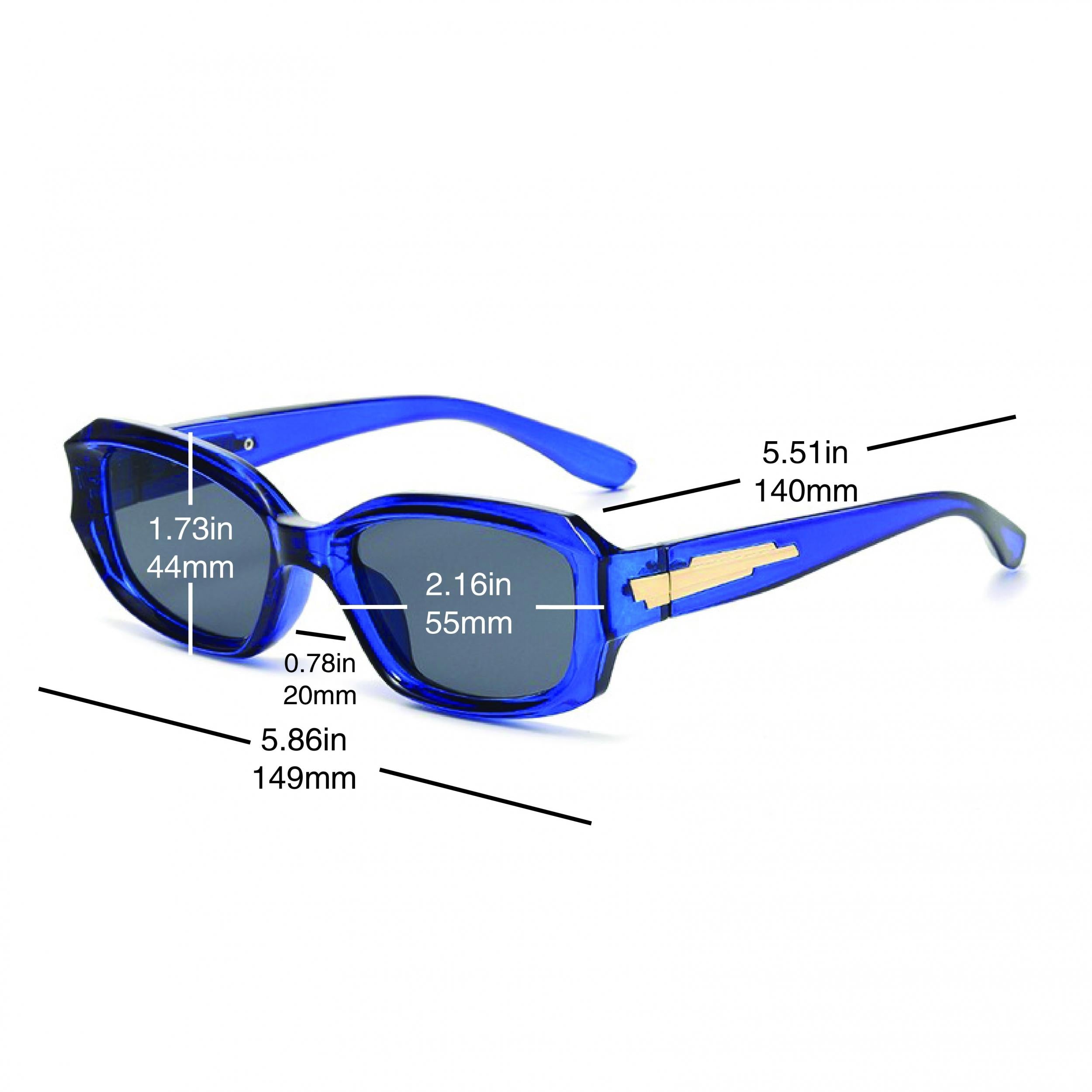 Square Polarized Sunglasses UV400 for Driving Fishing Travel