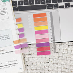 400 Pcs Romantic Index Stickers 20 Colors Waterpr